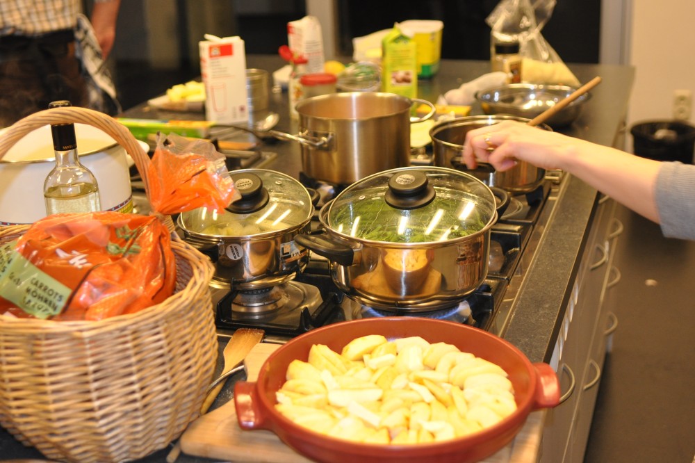 Verfijnde gerechten feestelijke brunch, walking diner, traditioneel